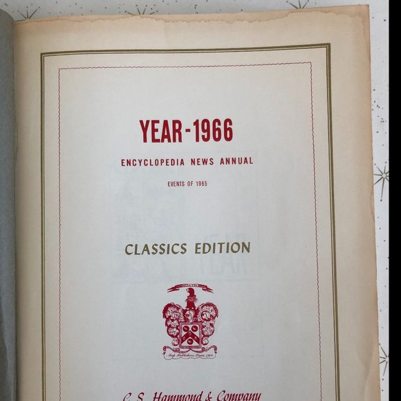 Year-1966 Events of 1965 - Rare Encyclopedia Yearbook - Picture 4 of 11